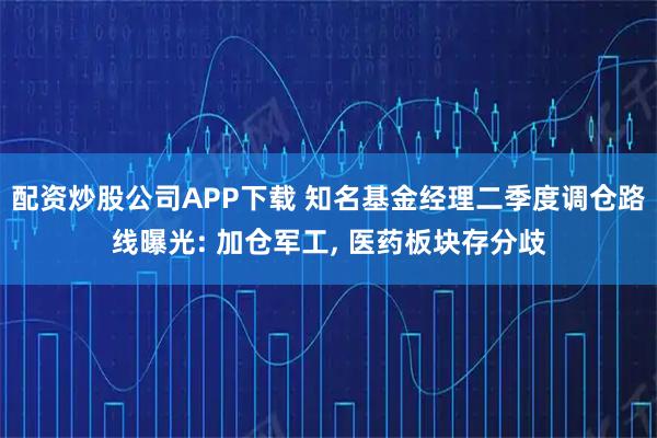 配资炒股公司APP下载 知名基金经理二季度调仓路线曝光: 加仓军工, 医药板块存分歧